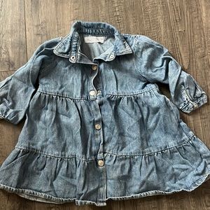 Jean Zara Girls Dress
